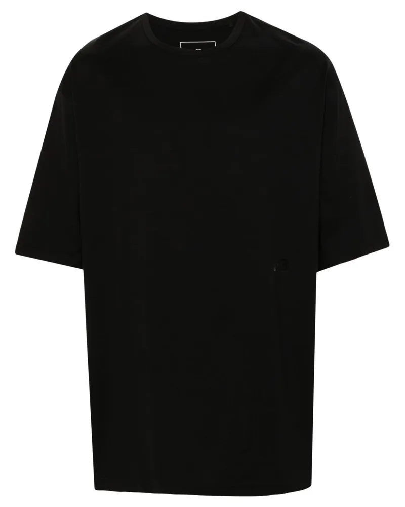 Y-3 T-Shirt mit Logo-Applikation - Schwarz Schwarz