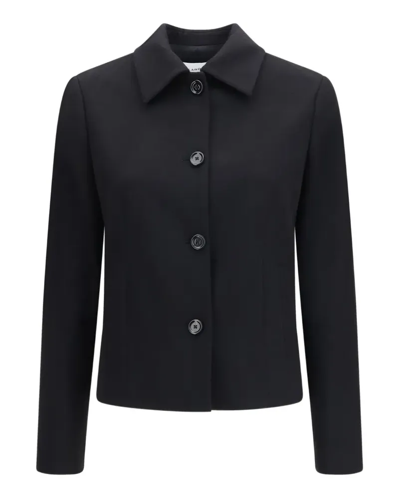 LARDINI Jacke mit spitzem Kragen - Schwarz Schwarz