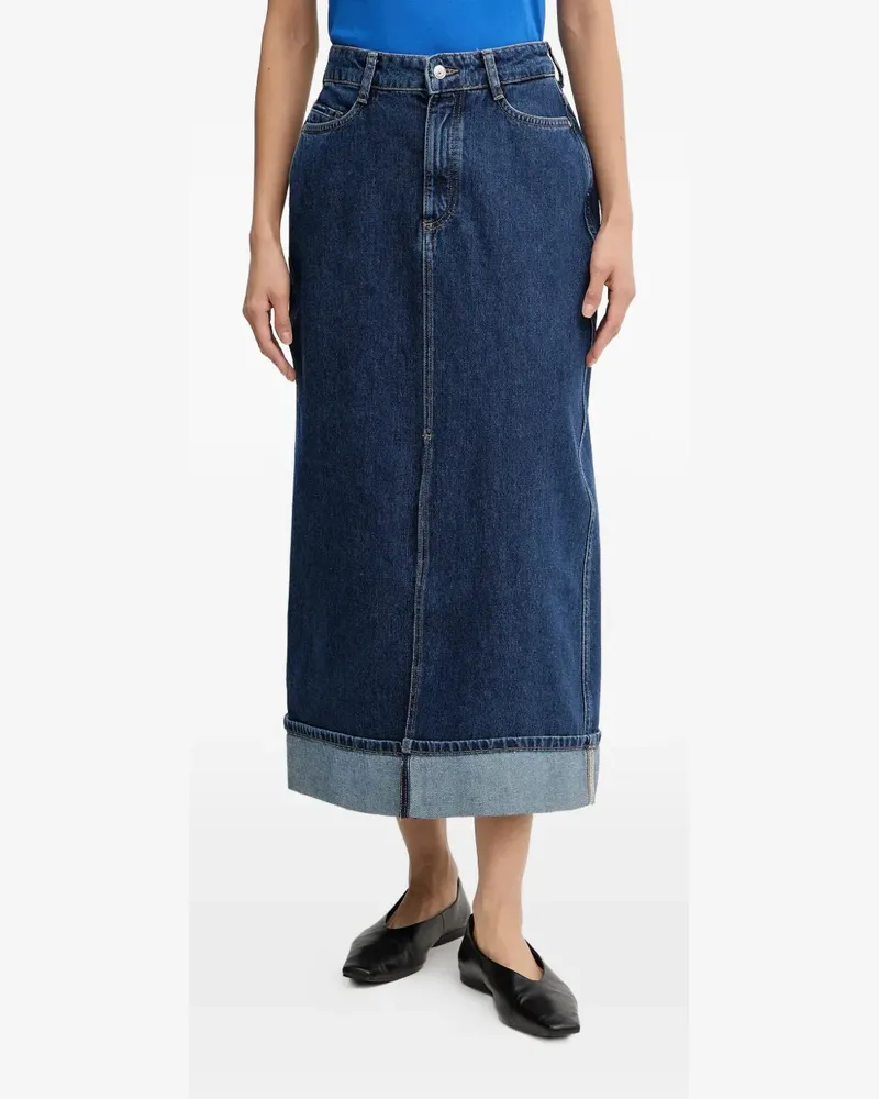 Marc O'Polo denim midi skirt - Blau Blau