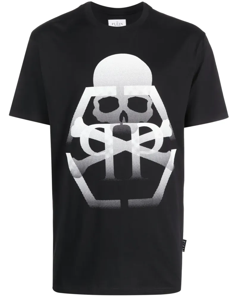 Philipp Plein Skull & Bones T-Shirt - Schwarz Schwarz