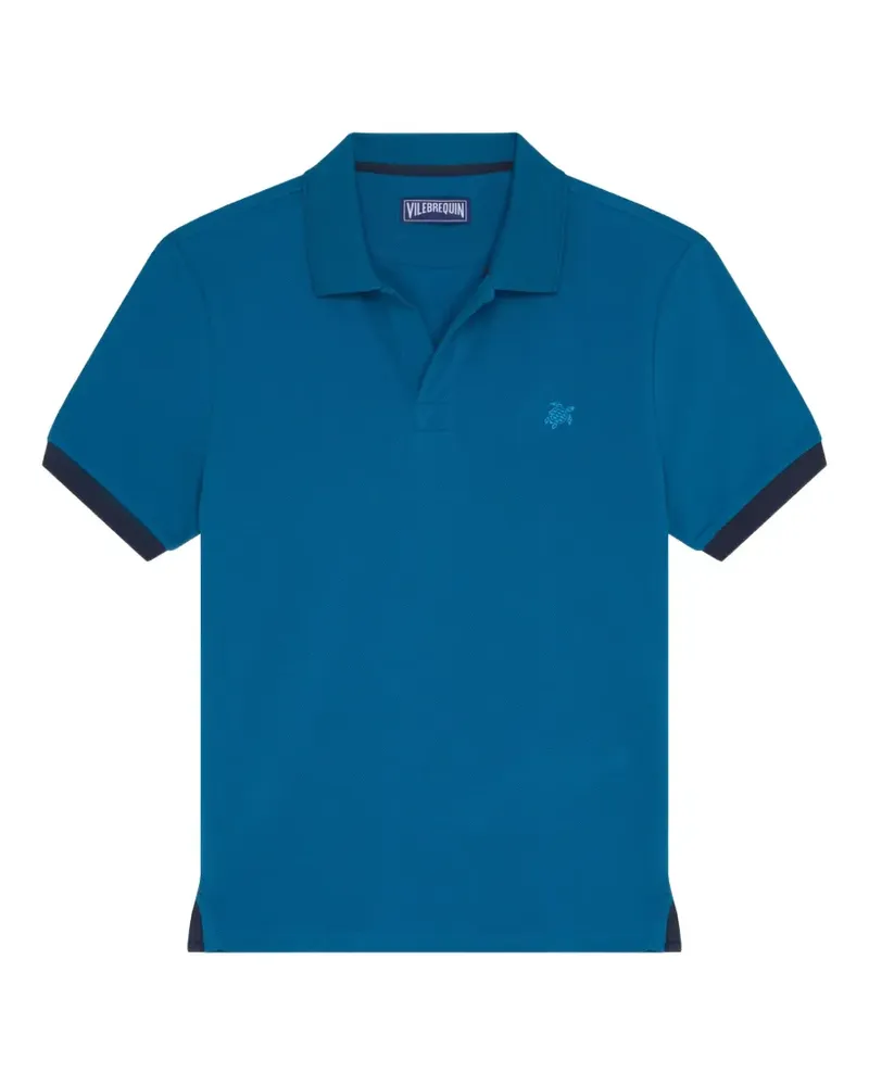 Vilebrequin embroidered-logo polo shirt - Blau Blau