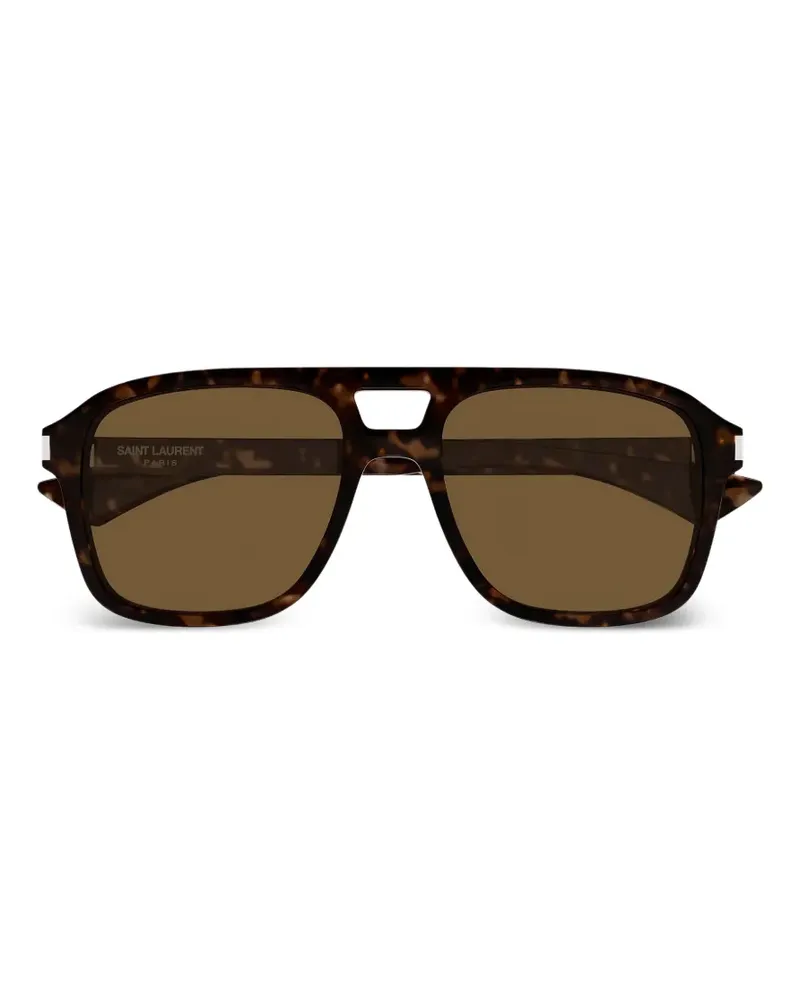Saint Laurent SL 881 Pilotenbrille in Schildpattoptik - Braun Braun