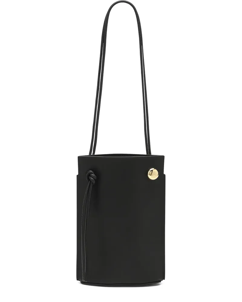 Loewe Pebble Dice Beuteltasche mit Knoten - Schwarz Schwarz