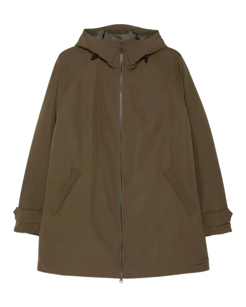 ASPESI Kapuzenparka mit Raglanärmeln - Grün Grün