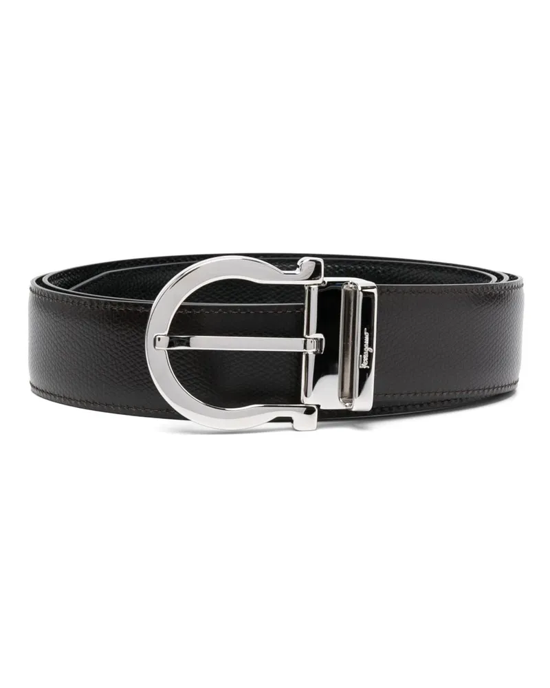 Ferragamo Gürtel mit Gancini-Schnalle - Schwarz Schwarz