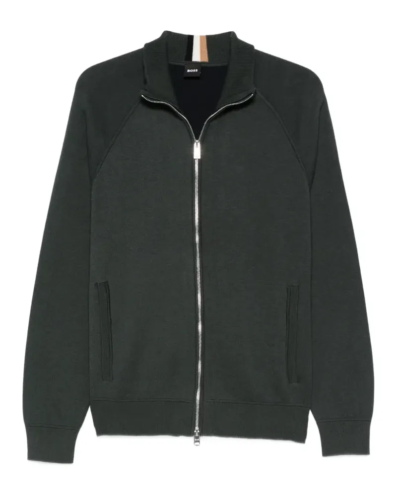 HUGO BOSS Pullover mit Reißverschluss - Grün Grün