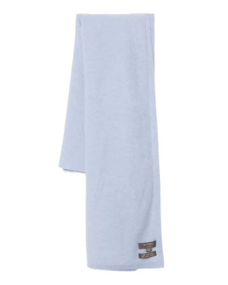 N.Peal Schal aus Kaschmir - Blau Blau
