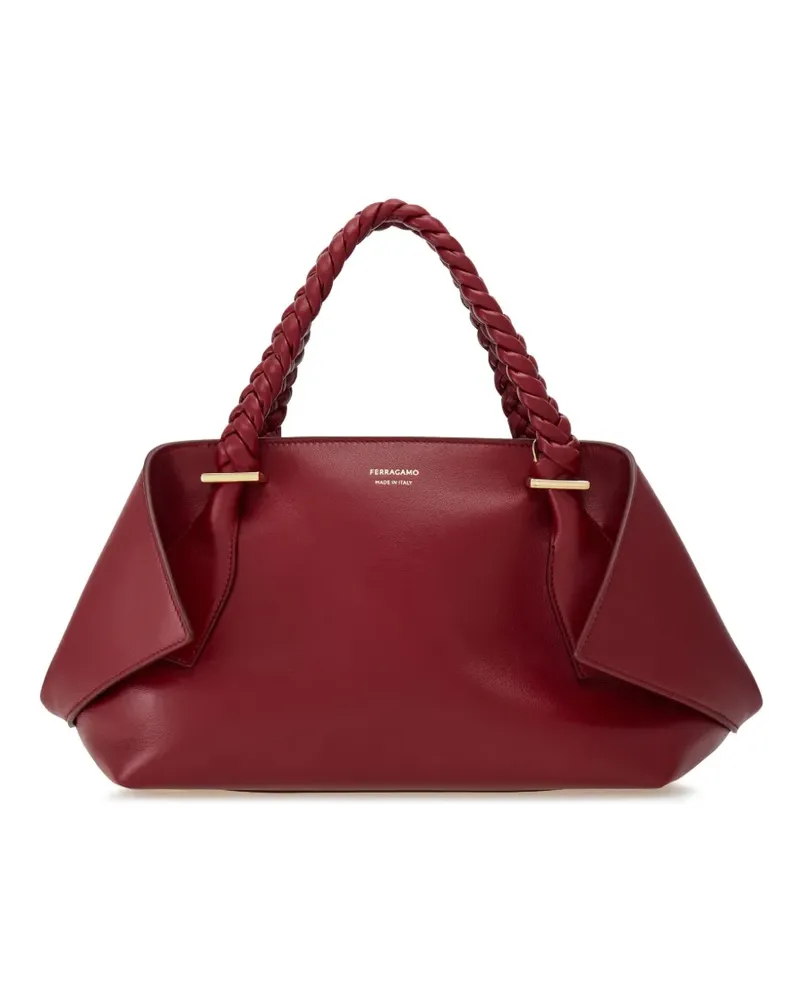 Ferragamo Kleine Scarf Tote Bag - Rot Rot