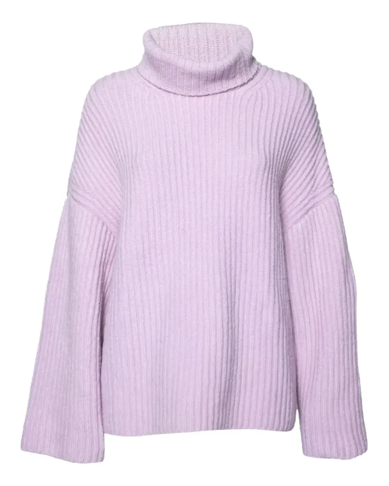 Nanushka Gerippter Rollkragenpullover - Violett Violett