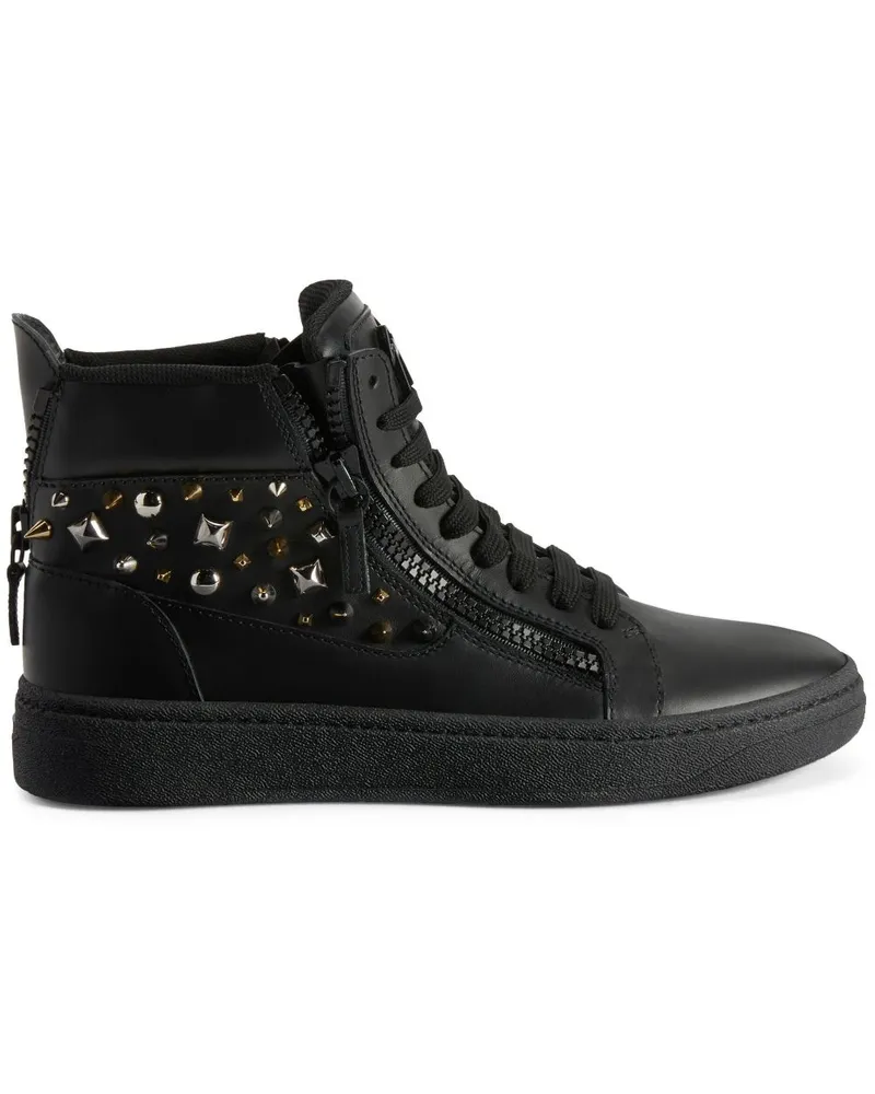 Giuseppe Zanotti Gz 94 Sneakers Mit Nieten Schwarz