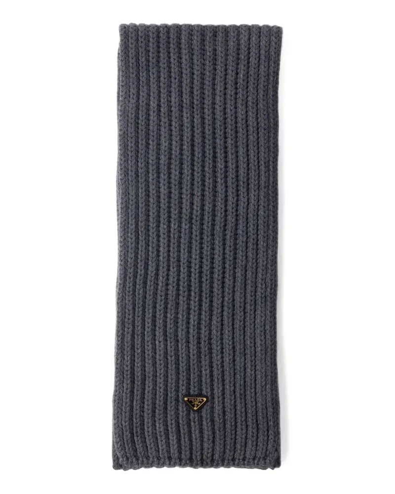 Prada wool scarf - Grau Grau