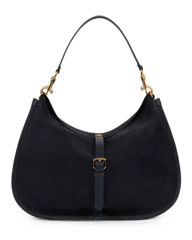 Etro Maxi Pony Tasche aus Wildleder - Blau Blau