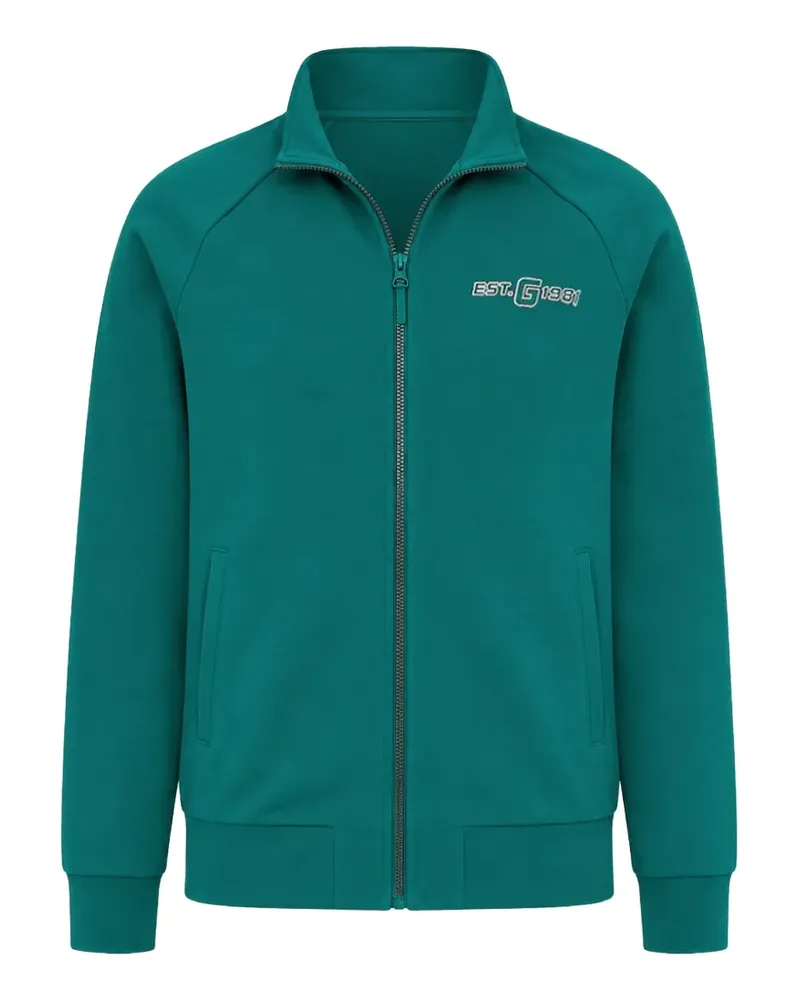 Guess Jacke mit Logo-Stickerei - Grün Grün