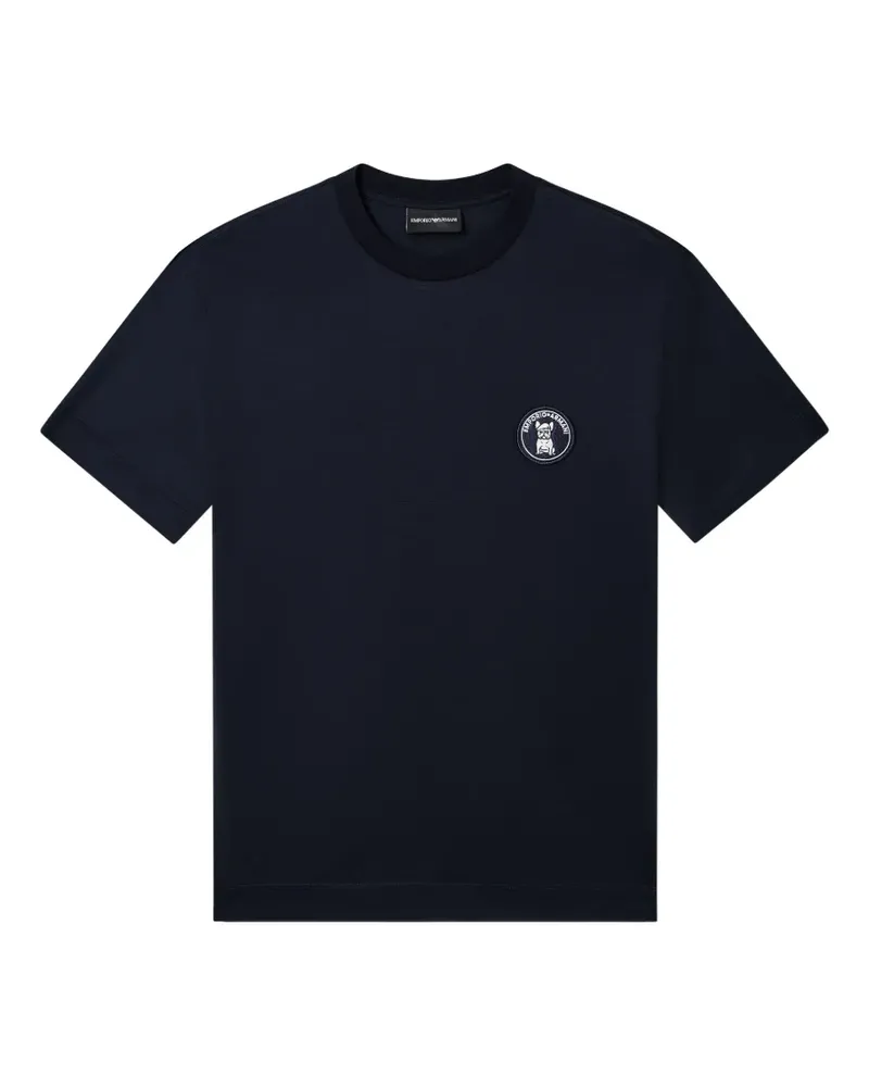 Emporio Armani Blaues T-Shirt Blau