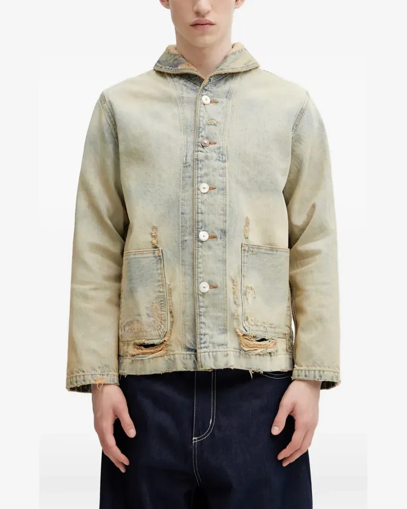 Kenzo Shawl Chore denim jacket - Blau Blau