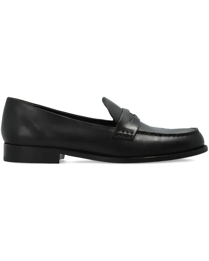 Tory Burch leather penny-slot loafers - Schwarz Schwarz