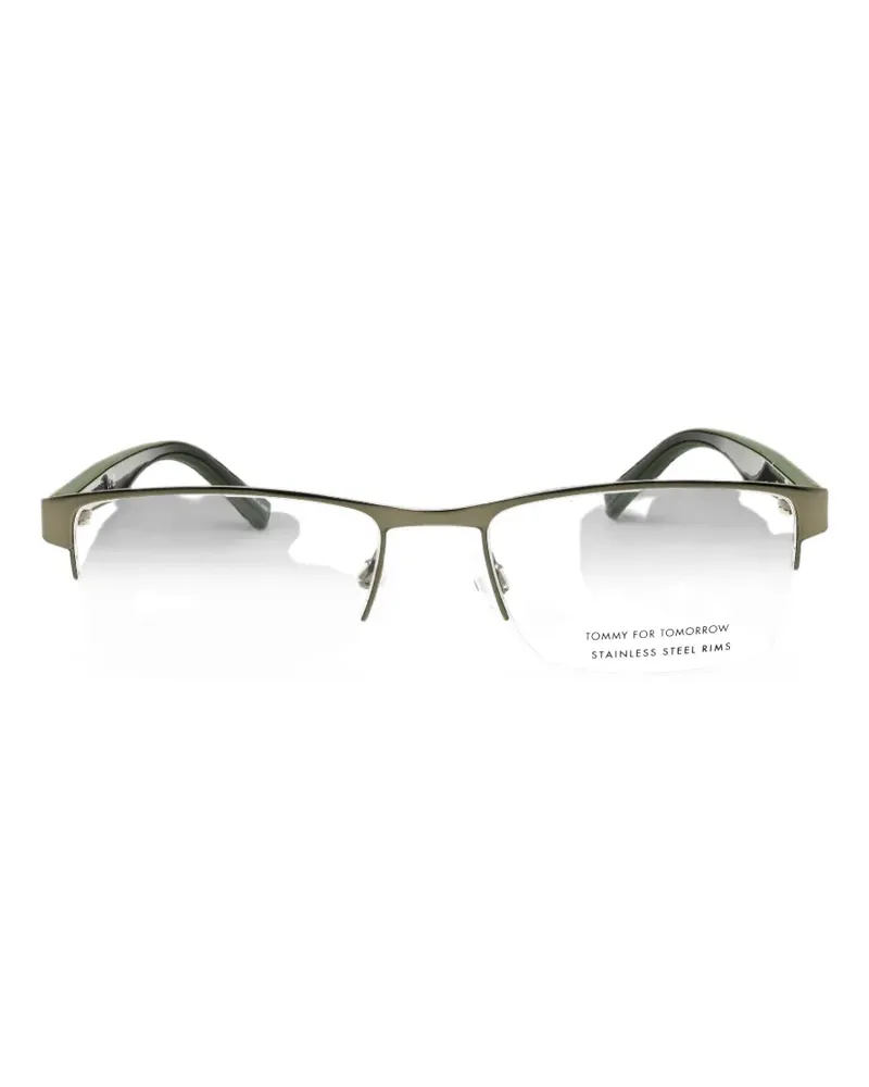 Tommy Hilfiger Brille mit eckigem Gestell - Grau Grau