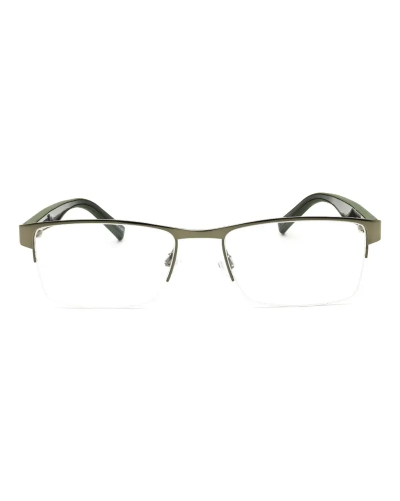 Tommy Hilfiger Brille mit eckigem Gestell - Grau Grau