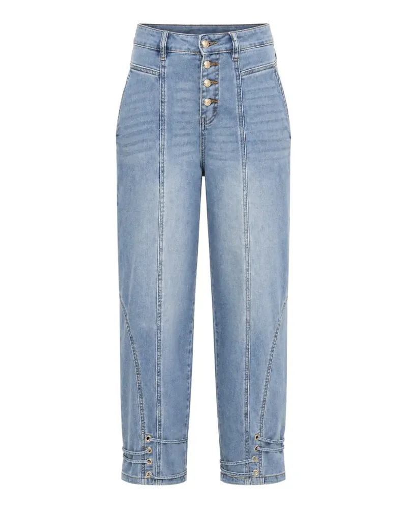 Gaudi Schnürjeans mit Knopfverschluss - Blau Blau