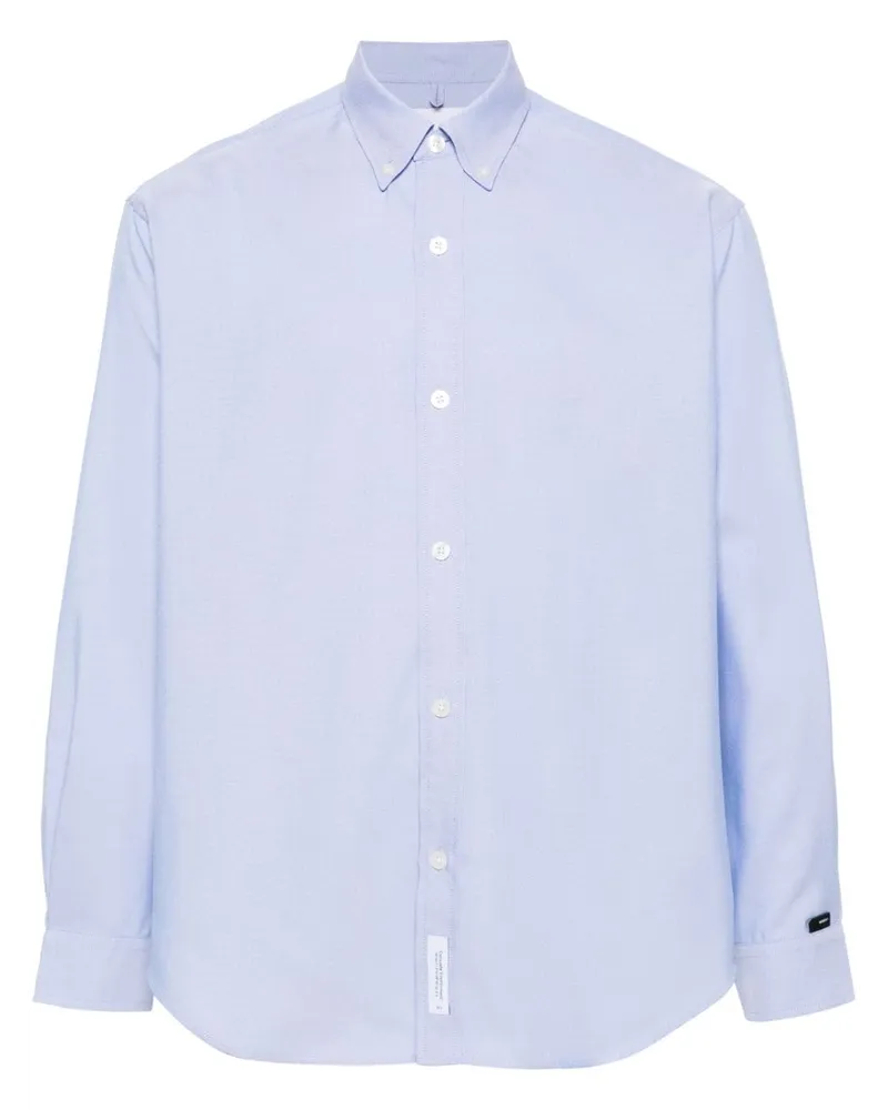 WTAPS Hemd mit Button-down-Kragen Blau