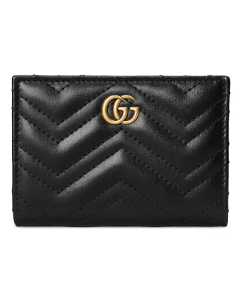 Gucci GG Marmont Portemonnaie - Schwarz Schwarz