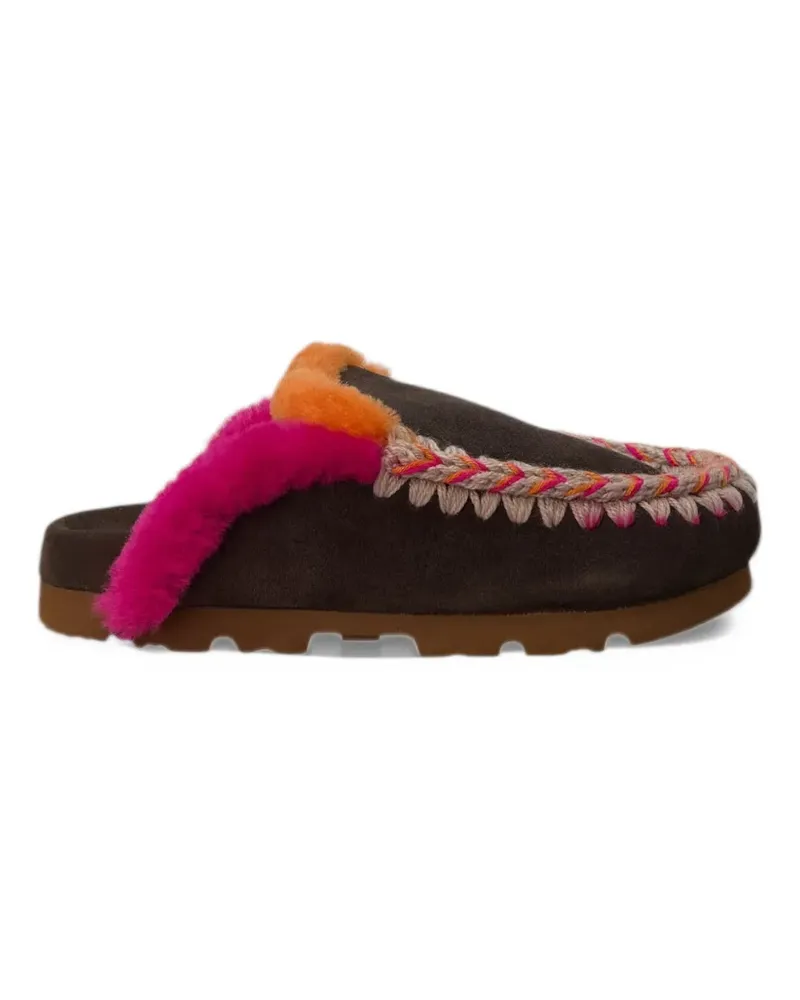 Mou Winter Bio flat mules - Braun Braun
