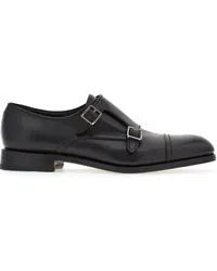 Ferragamo Monk-Schuhe mit Doppelriemen Schwarz