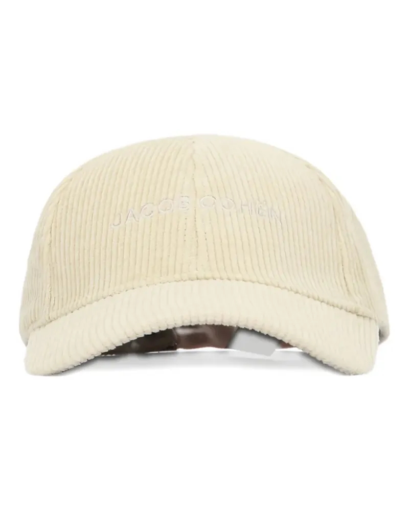 Jacob Cohën corduroy baseball cap - Nude Nude