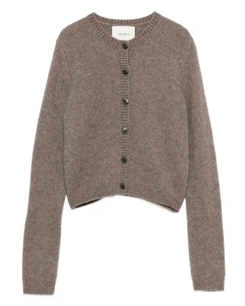 Lisa Yang Geknöpfter Cardigan - Braun Braun