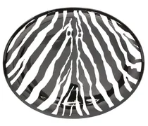 Ovaler Servierteller mit Zebra-Print