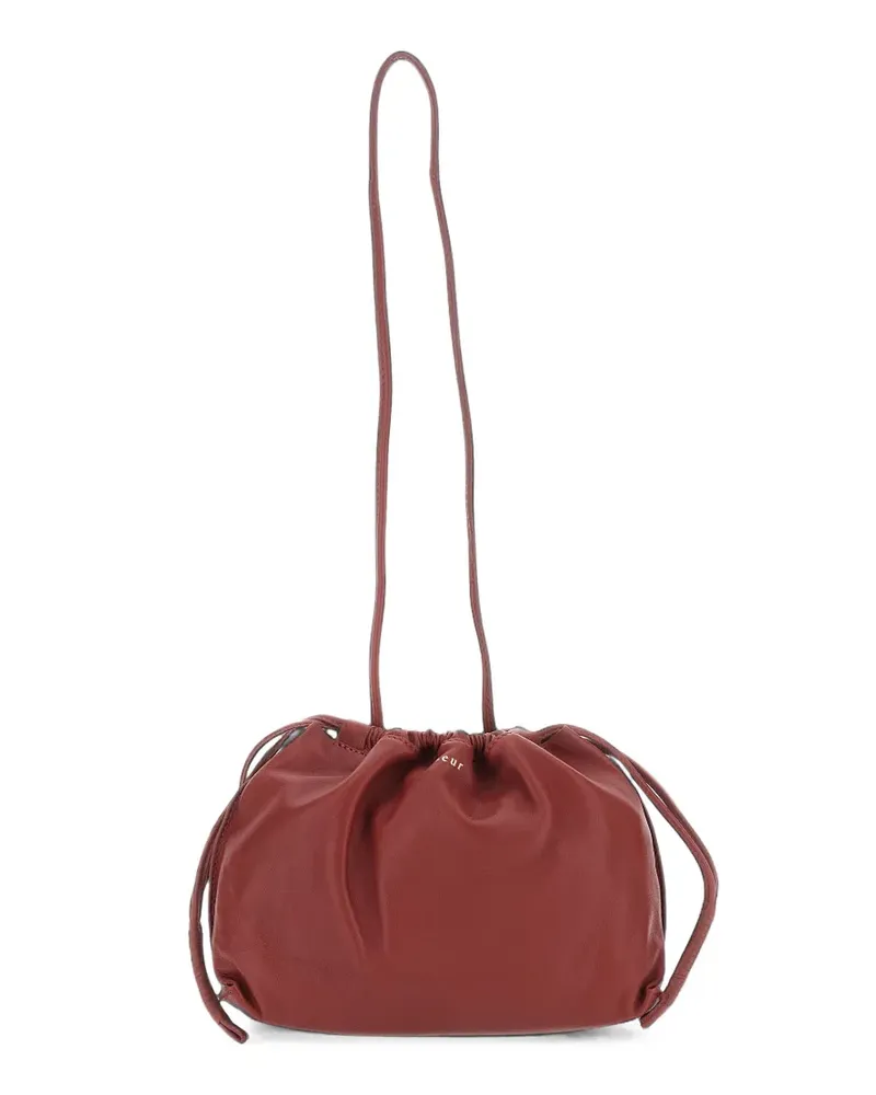 Soeur Suzette drawstring leather shoulder bag - Rot Rot