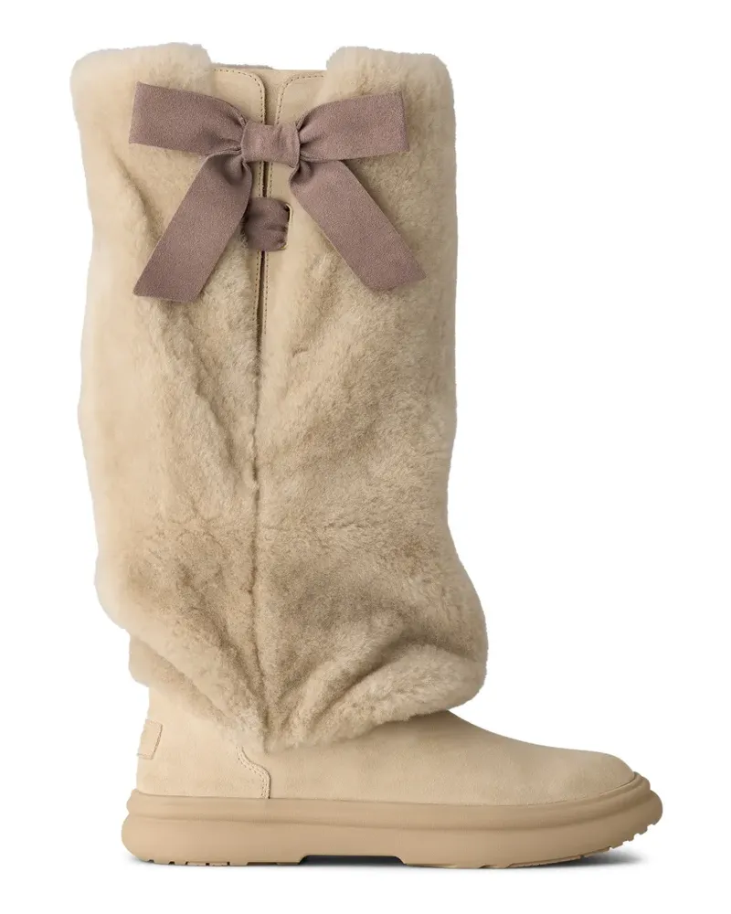 UGG Apres City Tall Stiefel mit Schleifendetail - Nude Nude