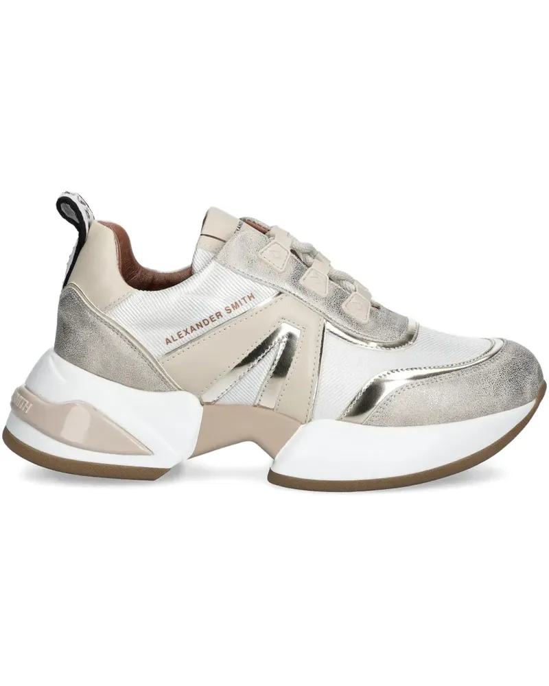 Alexander Smith Sneakers mit Einsätzen - Weiß Weiß