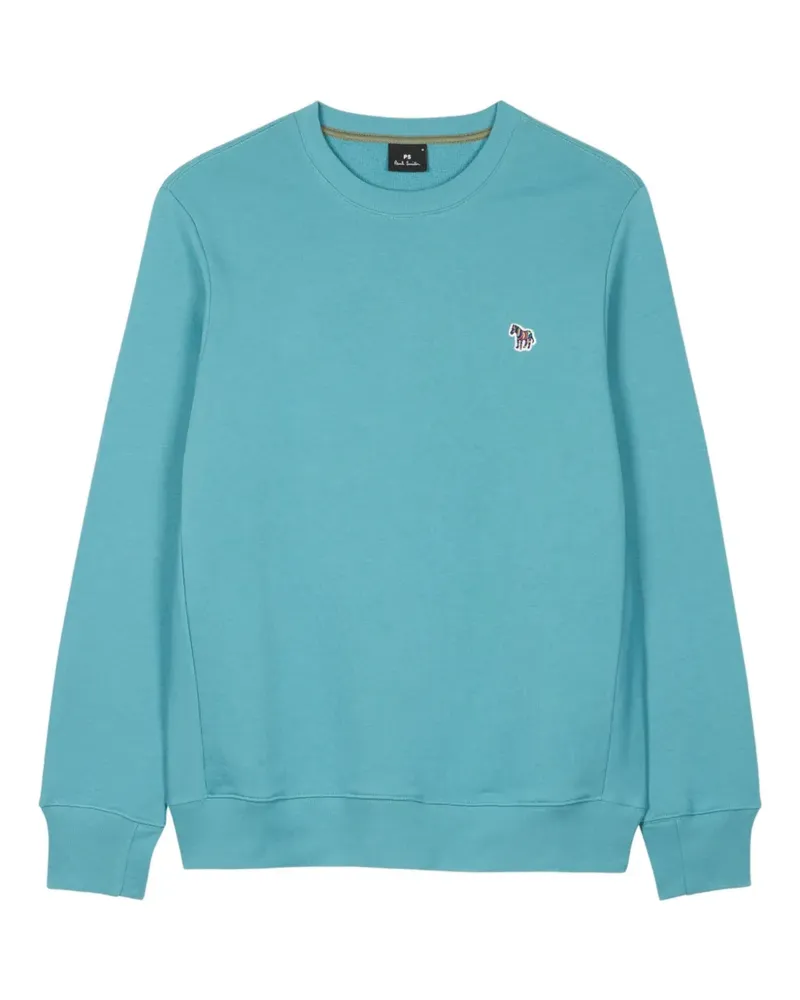 Paul Smith Sweatshirt mit Logo-Patch - Blau Blau