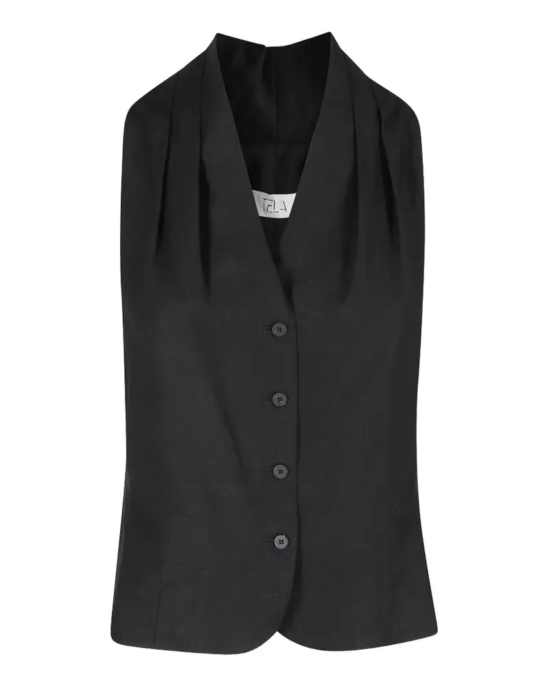 TELA Gilet Cedro - Schwarz Schwarz