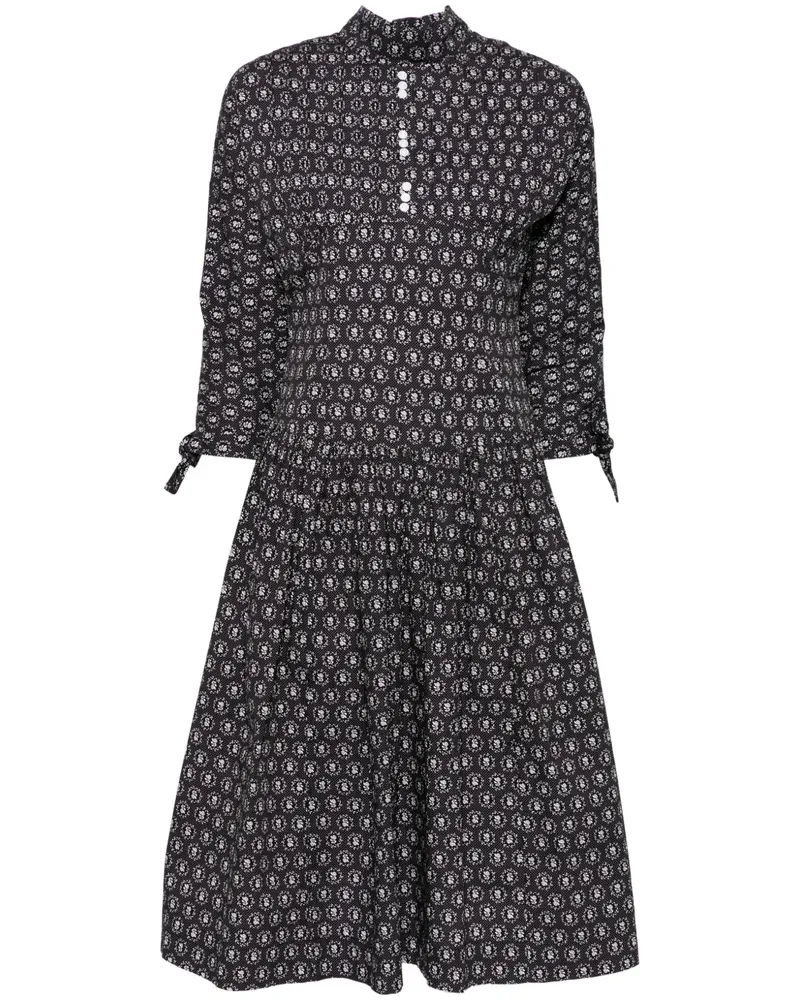 BATSHEVA Sofie Kleid - Schwarz Schwarz
