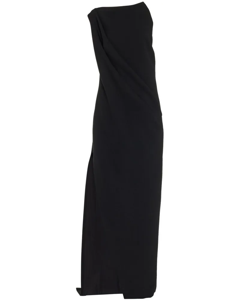 Brandon Maxwell Alina Maxikleid - Schwarz Schwarz