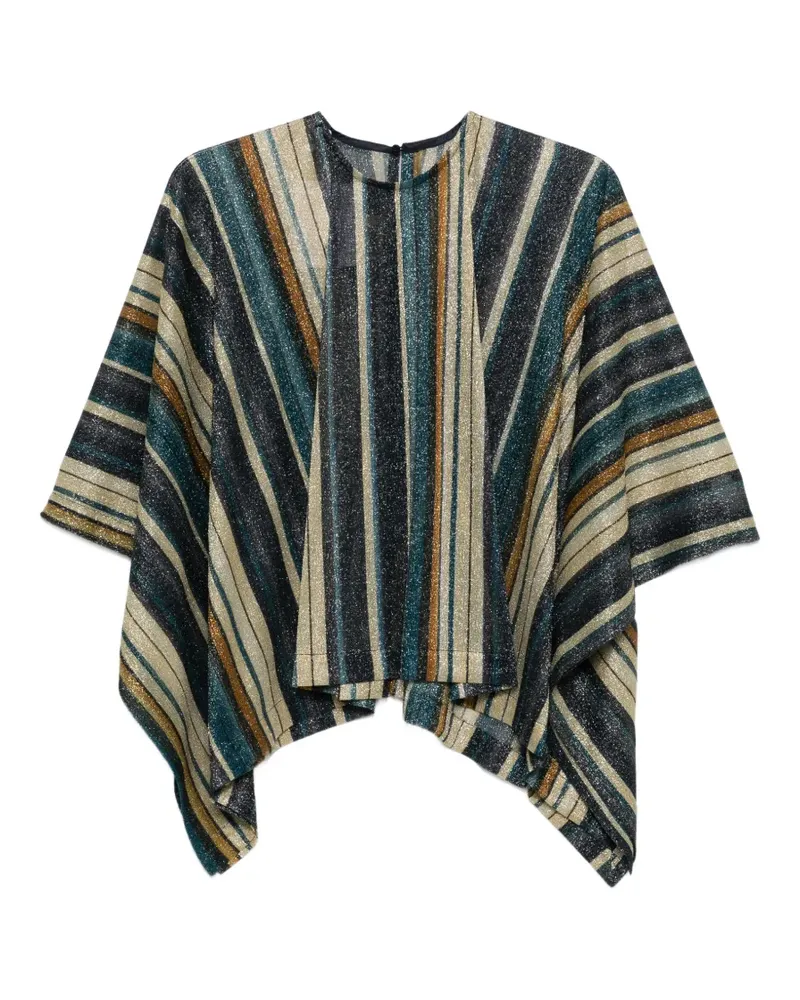 SIYU Zoe striped-pattern kaftan - Blau Blau