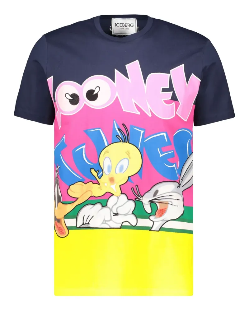 Iceberg Klassisches T-Shirt - Blau Blau