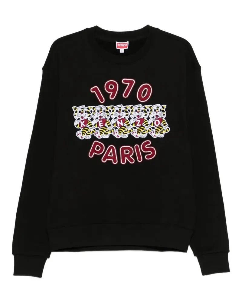 Kenzo embroidered graphic sweatshirt - Schwarz Schwarz