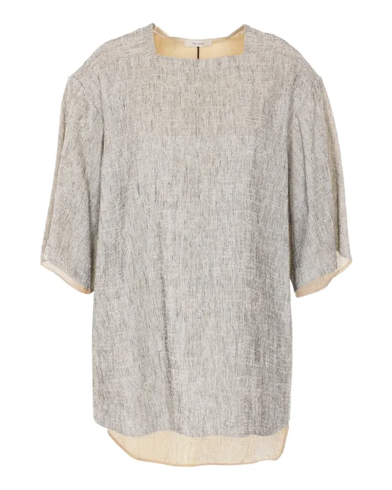 The Row square neck top - Grau Grau