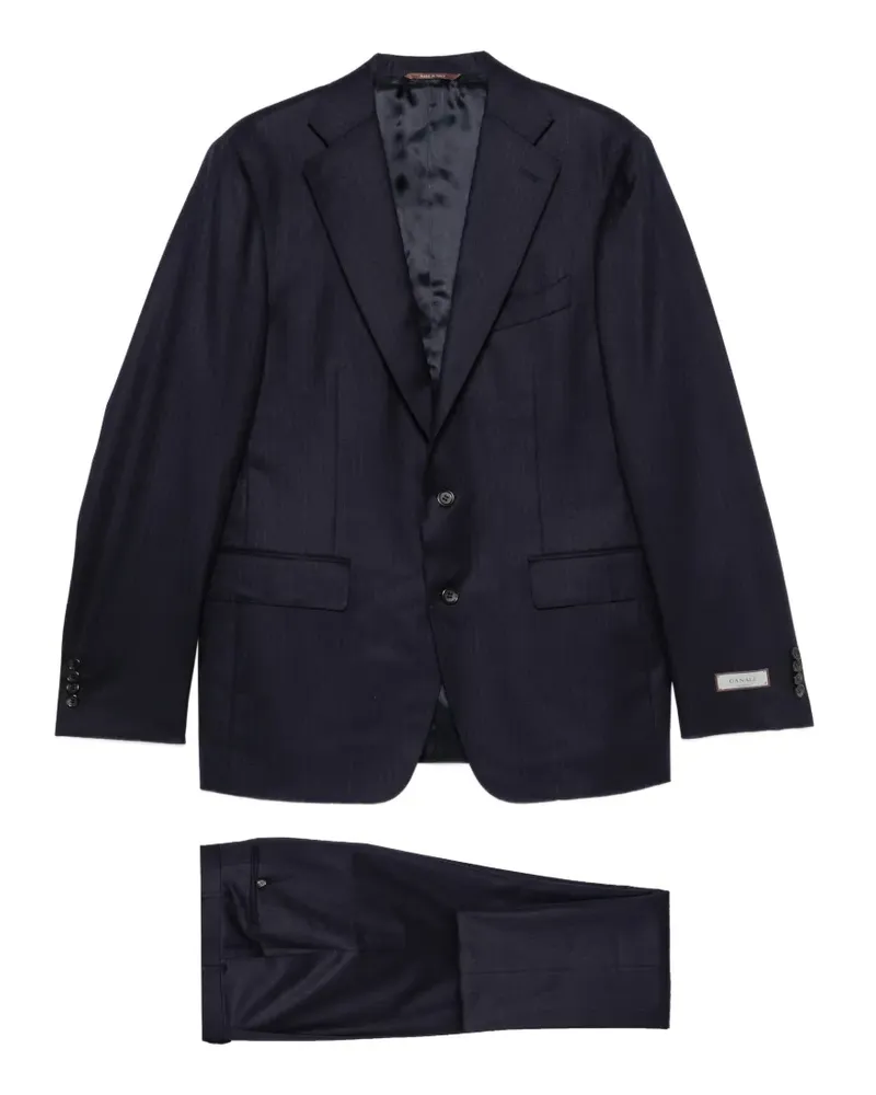 Canali Anzug mit Nadelstreifen - Blau Blau