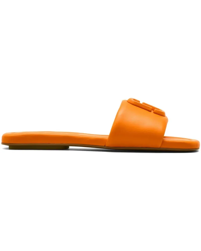 Marc Jacobs Mules mit Logo-Schild Orange