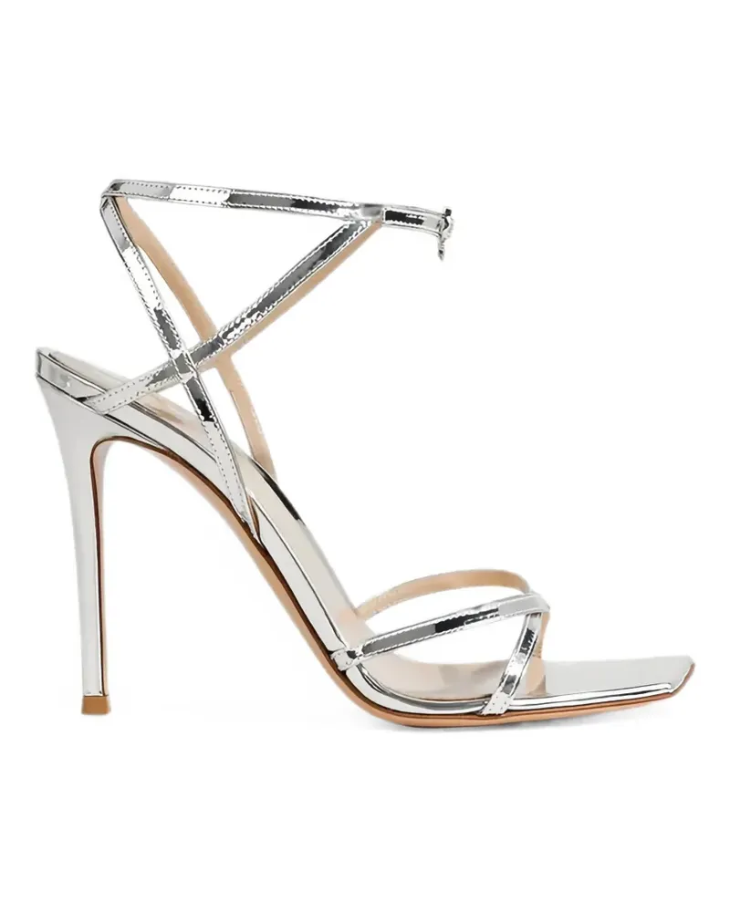 Gianvito Rossi Georgina Sandalen mit Riemen - Silber Silber