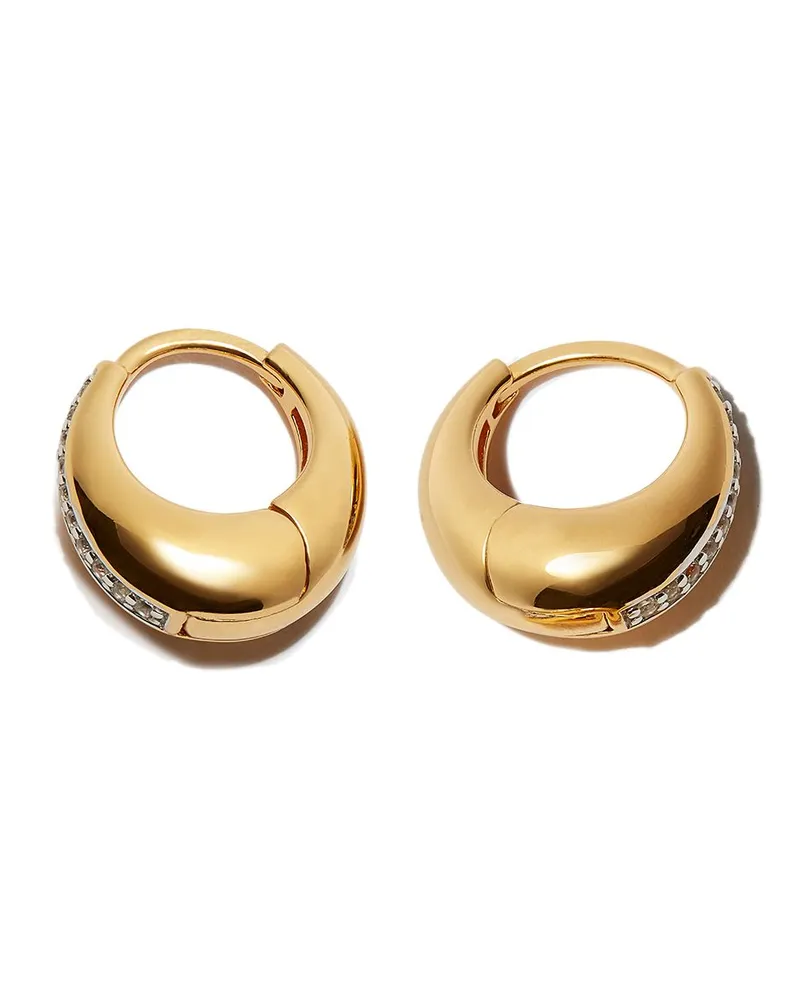 OTIUMBERG Kleine 9kt Gelbgoldcreolen Gold