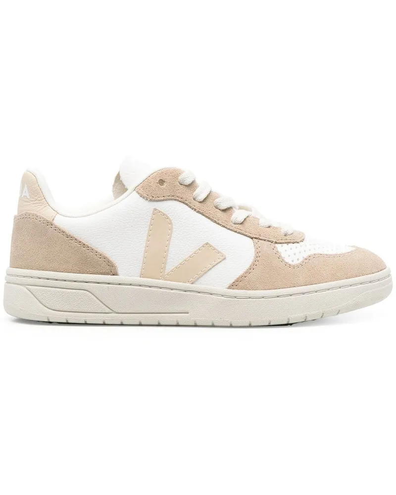 VEJA V-10 ChromeFree Sneakers - Nude Nude