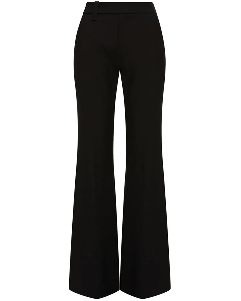 Oscar de la Renta Ausgestellte High-Waist-Hose - Schwarz Schwarz