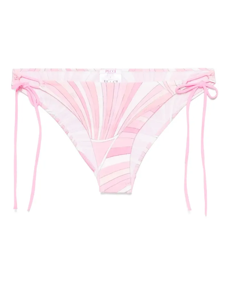 Emilio Pucci Bikinihöschen mit Print - Rosa Rosa