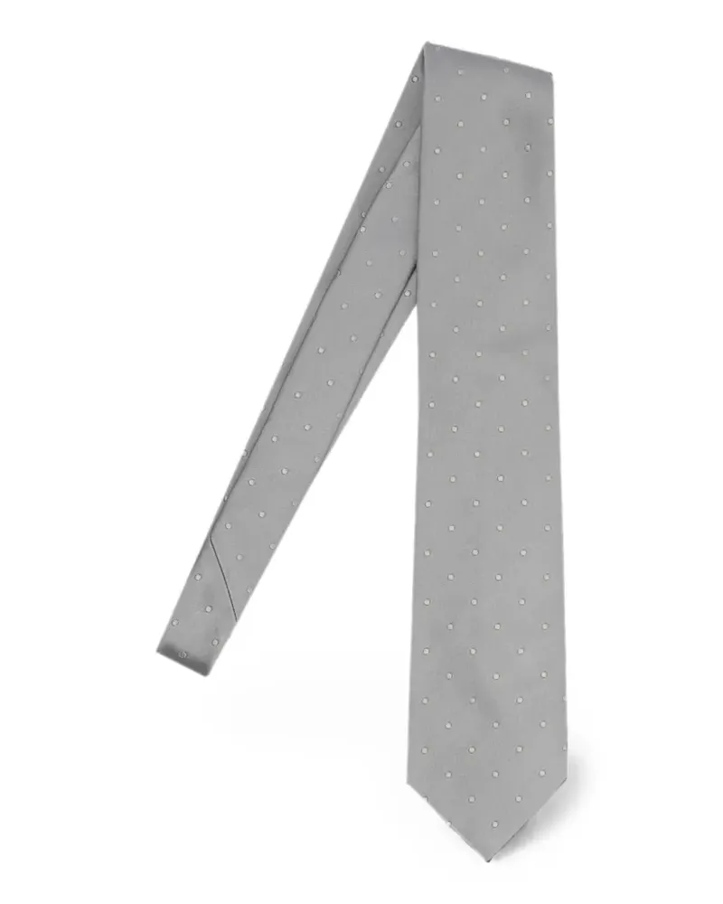 Tom Ford polka-dot silk tie - Grau Grau