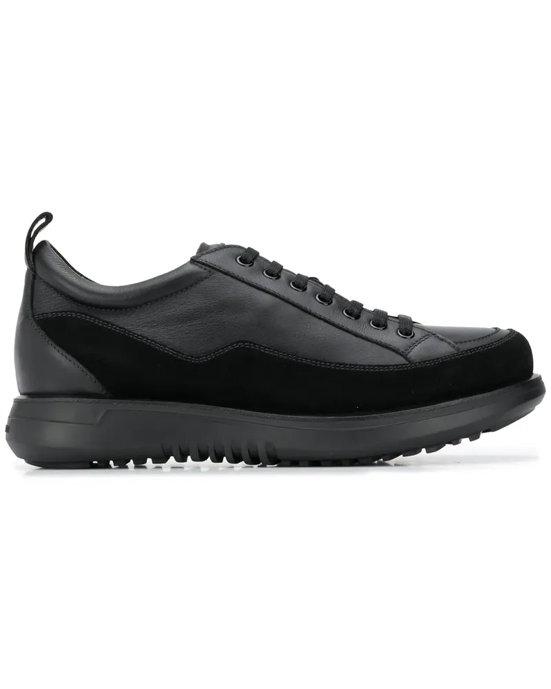 Giorgio Armani Sneakers mit dicker Sohle - Schwarz Schwarz